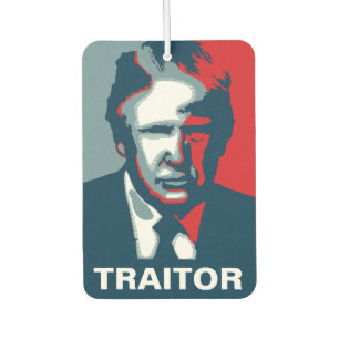 Donald Trump Traitor Car Air Freshener