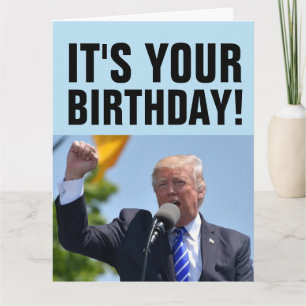 DONALD TRUMP TREMENDOUS BIRTHDAY OVERSIZED CARDS 