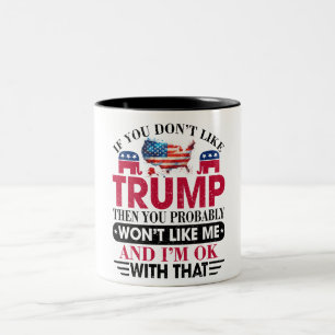 Donald Trump Two-Tone Coffee Mug