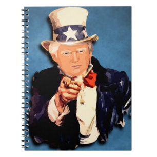 DONALD TRUMP UNCLE SAM NOTEBOOK JOURNAL