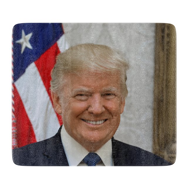 Donald Trump US President White House MAGA 2024  Cutting Board (Front)