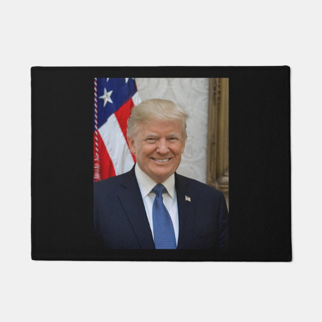Donald Trump US President White House MAGA 2024  Doormat (Front)