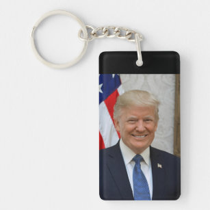 Donald Trump US President White House MAGA 2024  Key Ring
