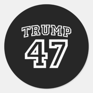 Donald Trump Vance 2024 Election 47th President Me Classic Round Sticker