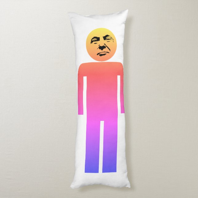 Donald Trump Voodoo Doll Body Pillow (Back (Vertical))