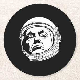 Donald Trump Warp Speed Round Paper Coaster