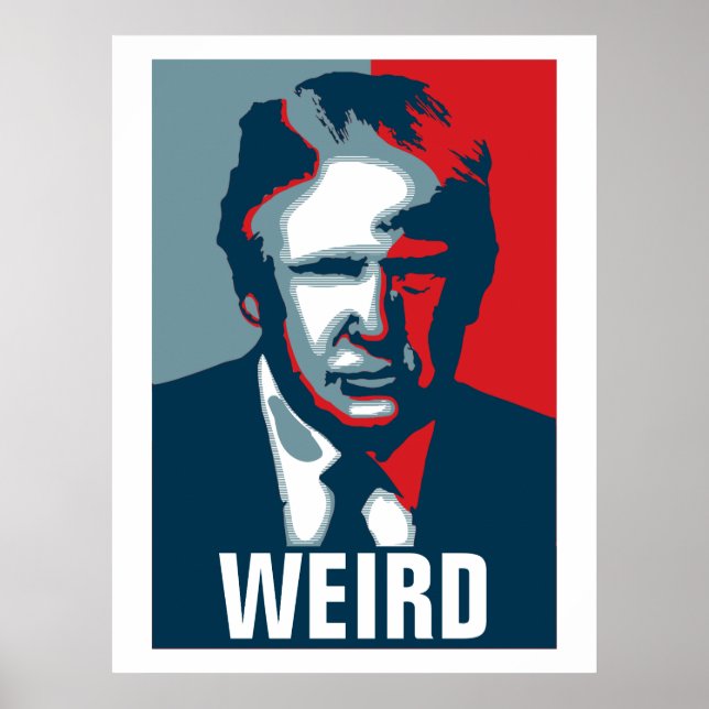 Donald Trump WEIRD Poster (Front)