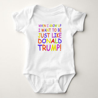 Donald Trump When I Grow Up! Baby Bodysuit