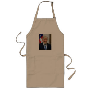 Donald Trump White House President Portrait Long Apron