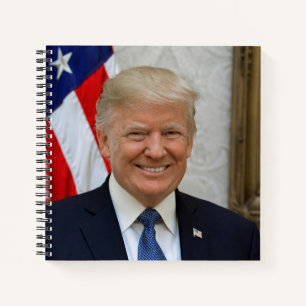 Donald Trump White House President Portrait Notebook
