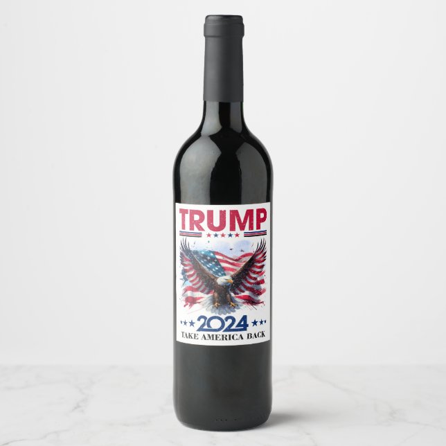 Donald Trump Wine Label (Front)
