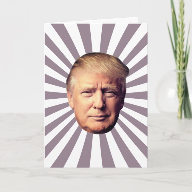DONALD TRUMP WINNING BIRTHDAY CARD (Front)