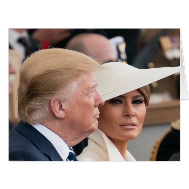 Donald Trump With First Lady Melania (Front Horizontal)