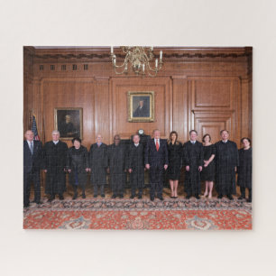 Donald Trump With The Supreme Court Justices Jigsaw Puzzle