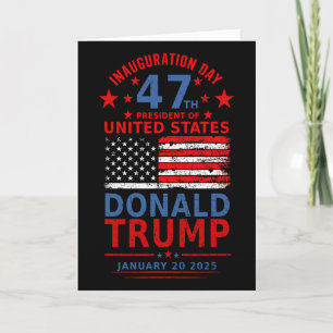 Donald Trump Won 2024 Election Inauguration Men Wo Card