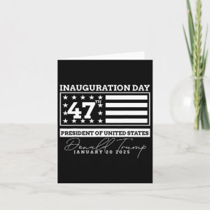 Donald Trump Won 2024 Election Inauguration Men Wo Card