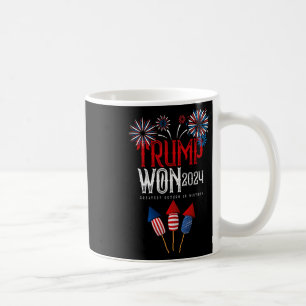 Donald Trump Won 2024 Election Inauguration Men Wo Coffee Mug