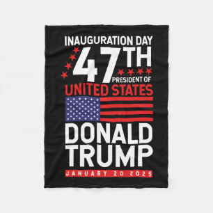 Donald Trump Won 2024 Election Inauguration Men Wo Fleece Blanket