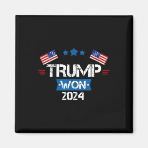 Donald Trump Won 2024 Election Inauguration Men Wo Magnet