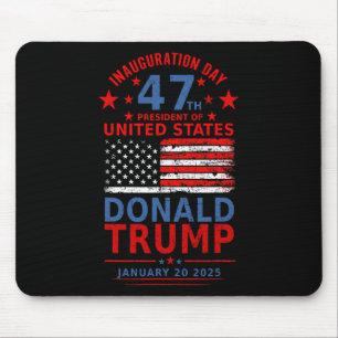 Donald Trump Won 2024 Election Inauguration Men Wo Mouse Pad