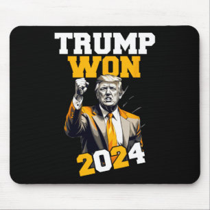 Donald Trump Won 2024 Election Inauguration Men Wo Mouse Pad