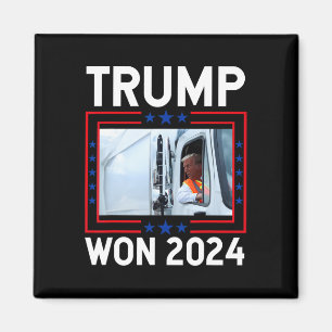 Donald Trump Won 2024 Election Inauguration Trump Magnet