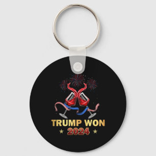 Donald Trump Won 2024 Election Inauguration Victor Key Ring