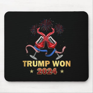 Donald Trump Won 2024 Election Inauguration Victor Mouse Pad