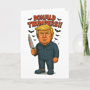 Donald Trumpers Halloween Design Funny Political C Card