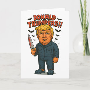 Donald Trumpers Halloween Design Funny Political C Card