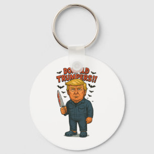 Donald Trumpers Halloween Design Funny Political C Key Ring