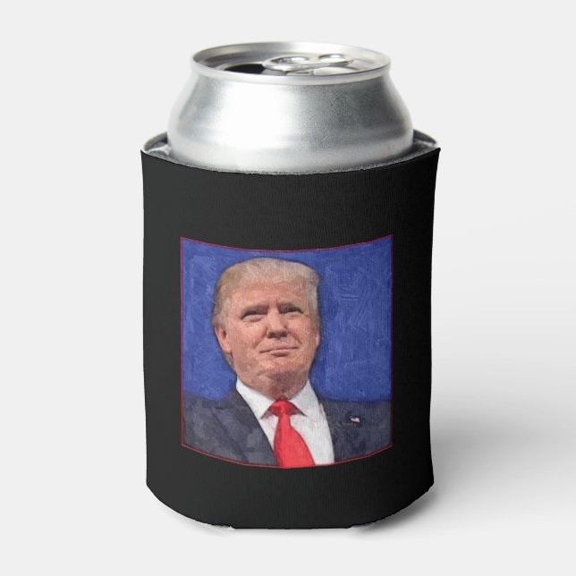 Donald Trump's Smart Choice Can Cooler (Can Front)
