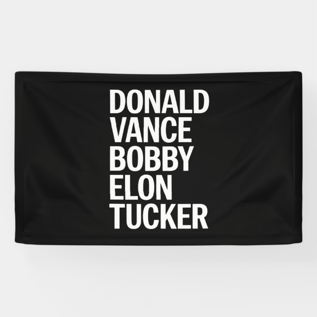 Donald Vance Bobby Elon & Tucker  Banner (Horizontal)