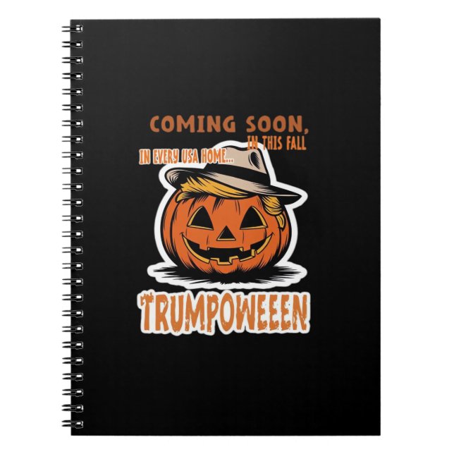 Donald's Trumpkin Pumpkin- Halloween Classic Notebook (Front)