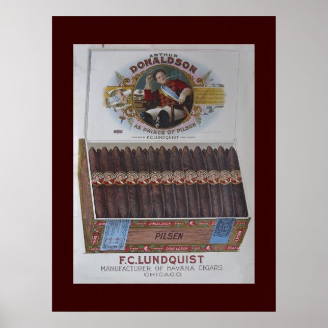 Donaldson Cigars Poster (Front)