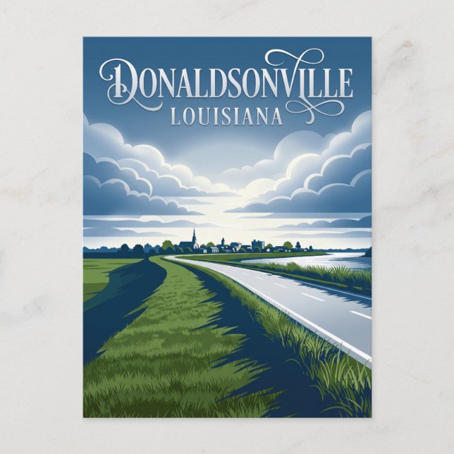 Donaldsonville USA Postcard (Front)