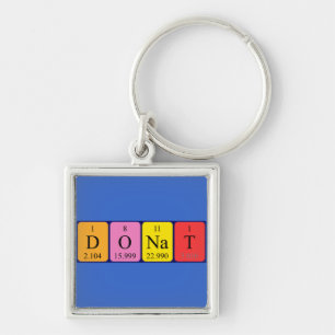 Donat periodic table name keyring
