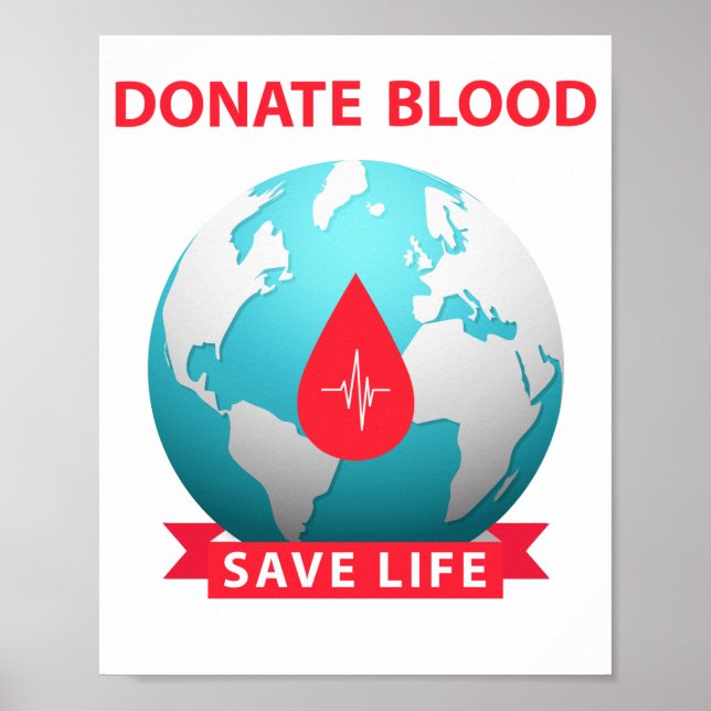Donate blood poster (Front)