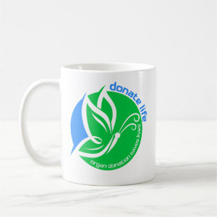 Donate Life an Organ Donor Awareness Butterfly Coffee Mug