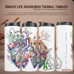 Donate Life Awareness Thermal Tumbler