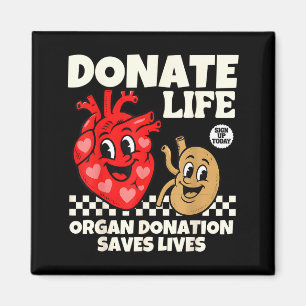 Donate life blood donation organ donation saves magnet