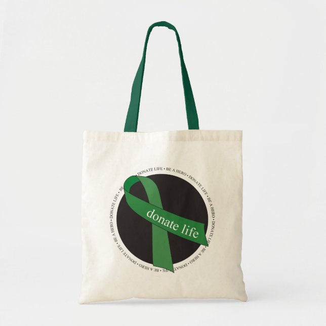 Donate Life Tote Bag (Front)