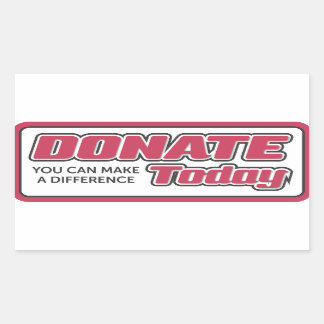 Donate you can make a difference today sticker