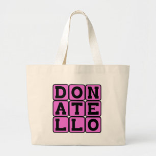 Donatello, Renaissance Artist Large Tote Bag
