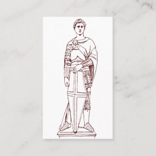 Donatello’s Saint George - Renaissance Sculpture Business Card