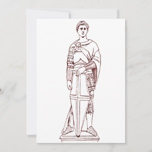 Donatello’s Saint George - Renaissance Sculpture Invitation