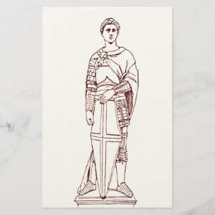 Donatello’s Saint George - Renaissance Sculpture Stationery