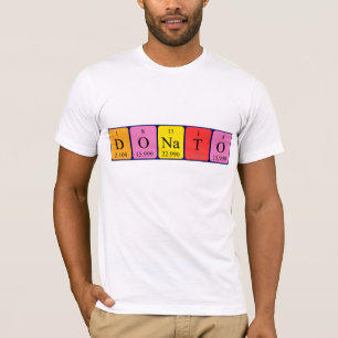 Donato periodic table name shirt