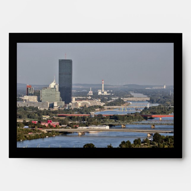 Donaucity, Vienna Austria Envelope (Front)