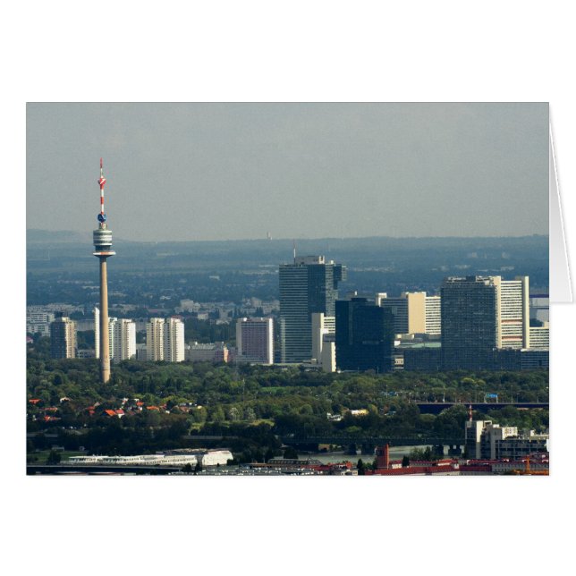 Donauturm and UNO City (Front Horizontal)
